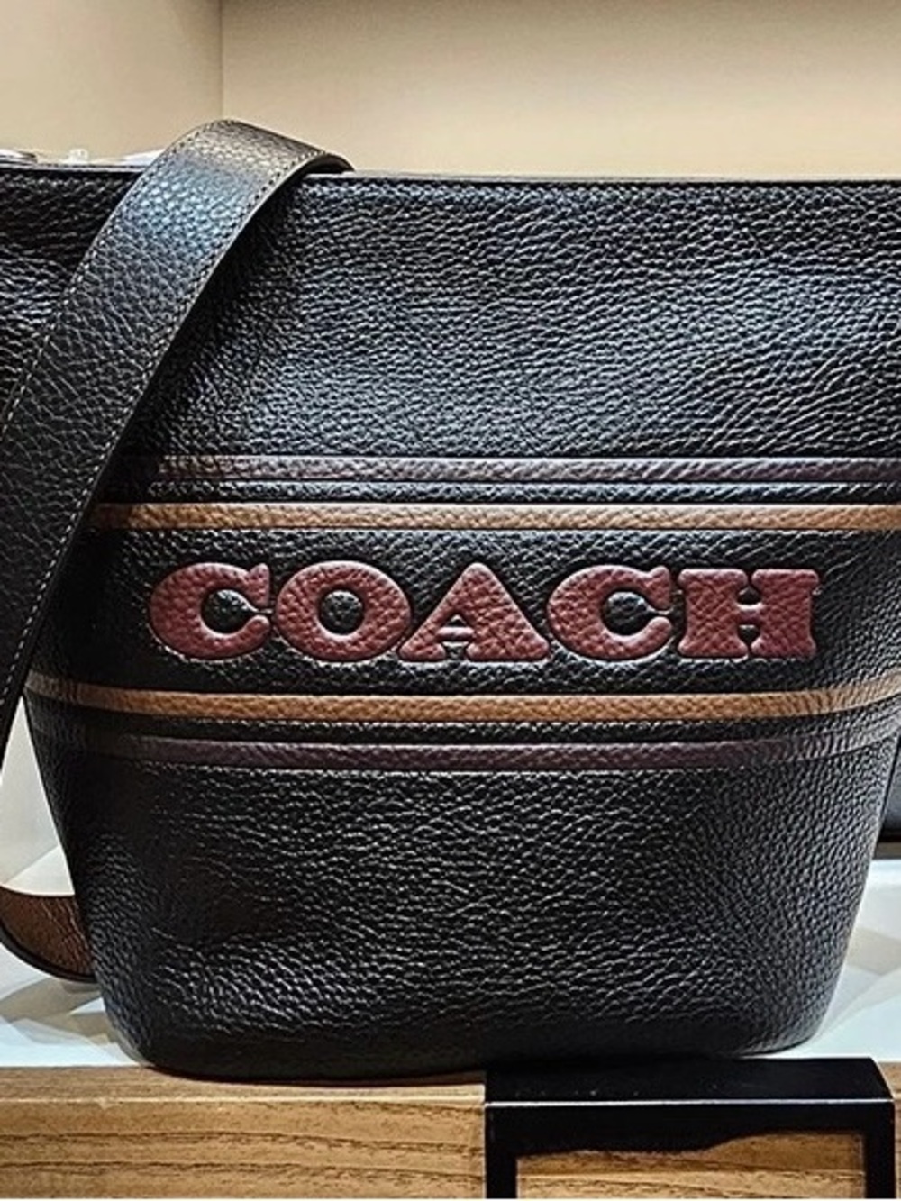 COACH, of course!!   LOGAN  DUFFLE CROSSBODY BLACK MULTI